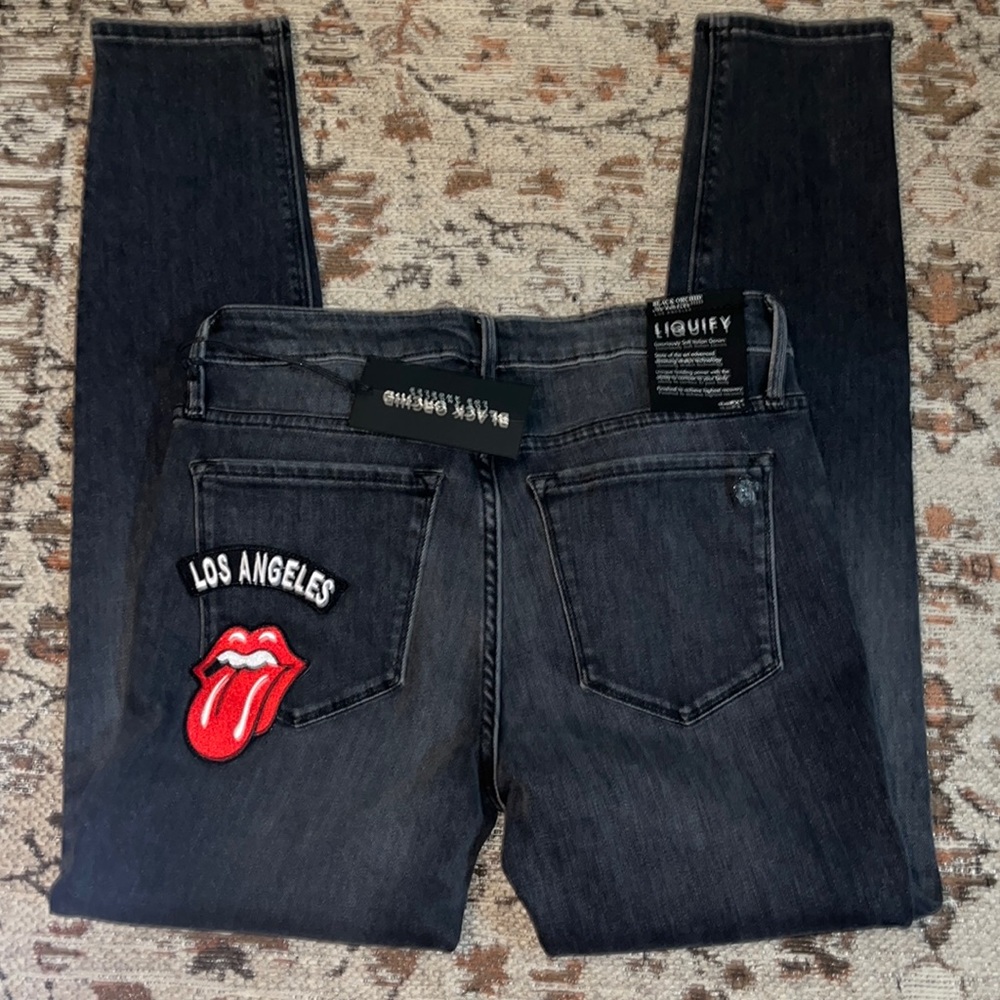BLACK ORCHID LOS ANGELES ROLLING STONE JEANS